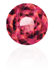 Pink round cut