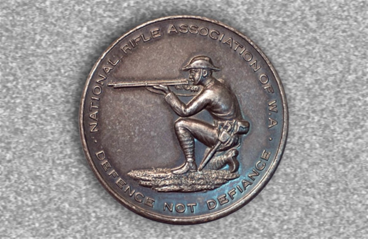 National Rifle Association of Western Australian competition medal